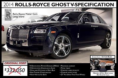 Rolls-Royce : Ghost Base Sedan 4-Door 2014 rolls royce ghost v spec edition 1 of 75 black 4 dr rwd 6.6 l v 12 48 v turbo