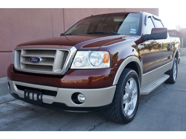Ford : F-150 KRANCH CREW 07 ford f 150 king ranch crew cab 2 wd 5.4 l v 8 accident free tx truck carfax cert