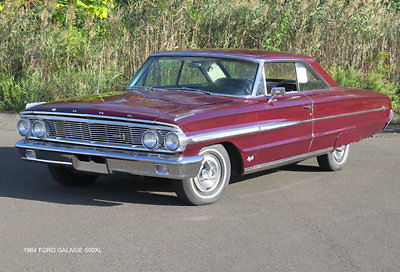 Ford : Galaxie 500 XL 2HT 64 390 4 v v 8 automatic power steering power brakes bucket seats