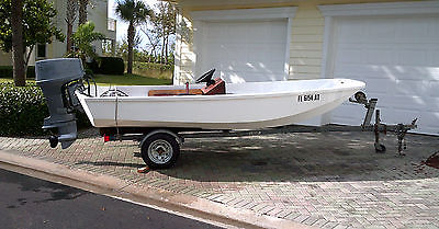 Classic 13 Foot Boston Whaler with 55 HP Yamaha