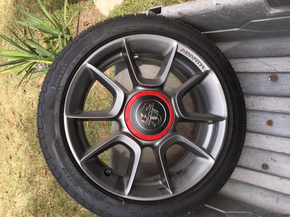 2013 Fiat Abarth Rims and Tires excellent condition