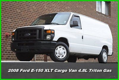 Ford : E-Series Van Cargo Van 08 ford e 150 e 150 cargo van xlt used 4.8 l triton gas power windows locks ac