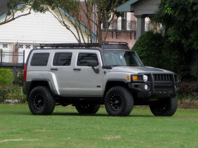 Hummer : H3 H3 LIFTED! H3 ( LEATHER SEATS ) LIFTED! 4X4... XD WHEELS. XHAUST SYSTEM. ROOF RACK. MINT