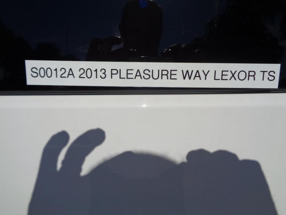 2013 Pleasure-Way Lexor TS