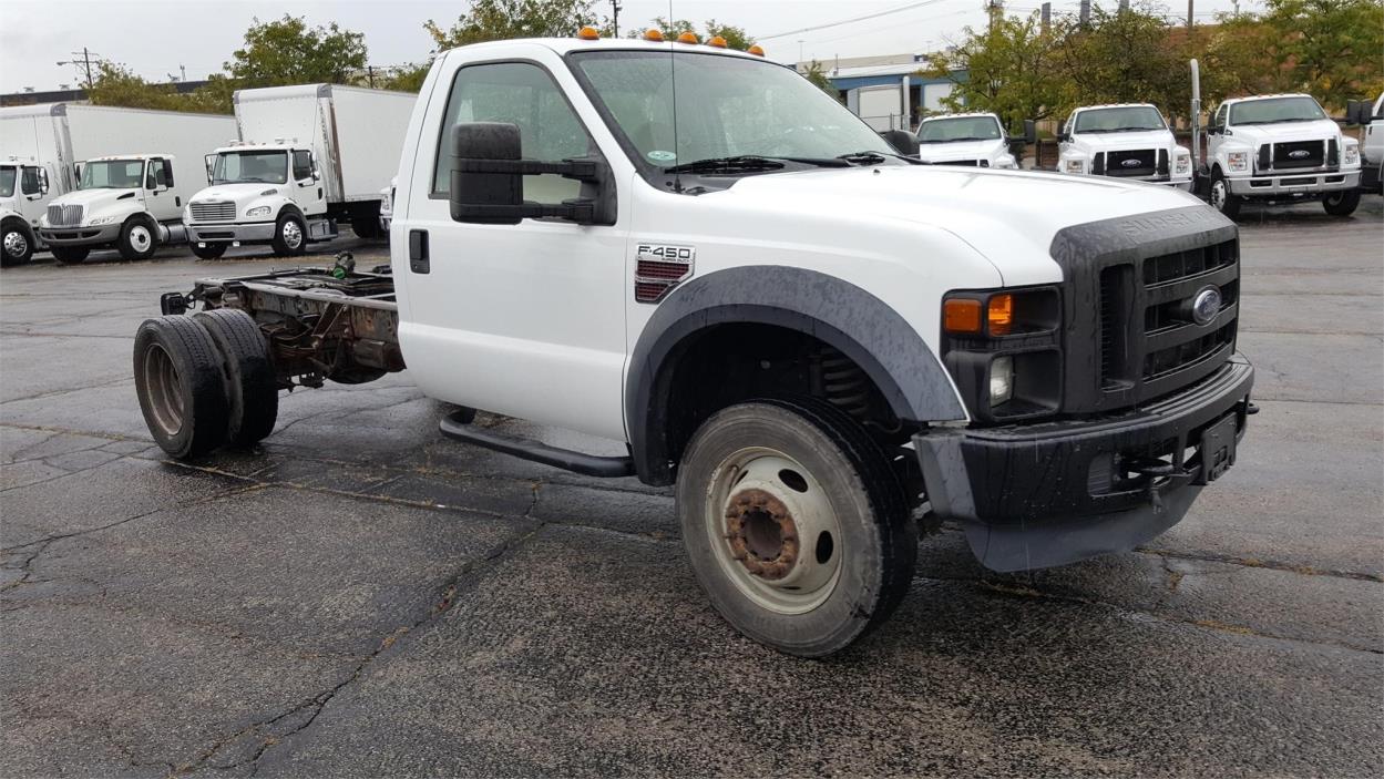 2008 Ford F450 Xl Sd  Cab Chassis