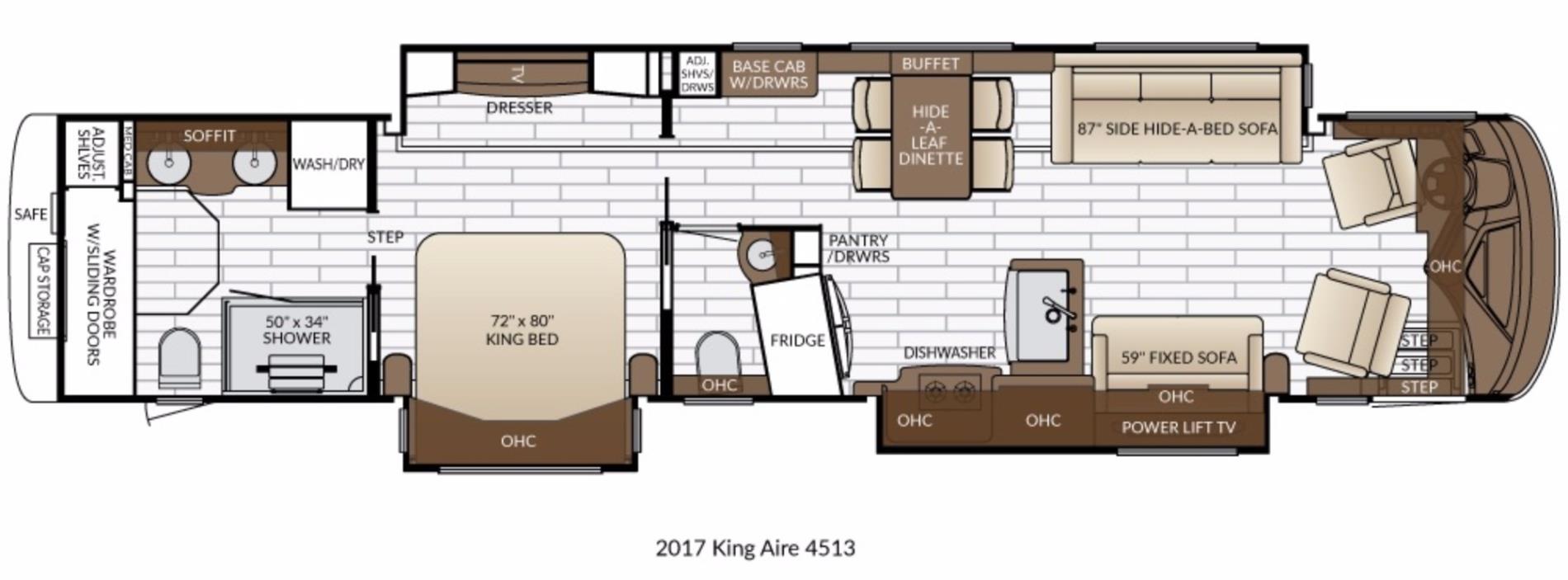 2017 Newmar KING AIRE 4513