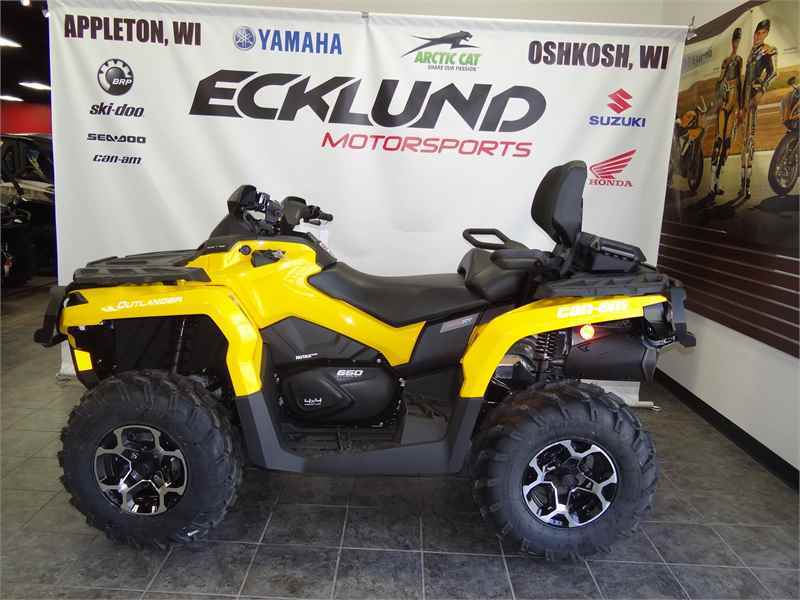 2016 Can-Am 2016 CAN-AM OUTLANDER MAX XT 650 YELLOW