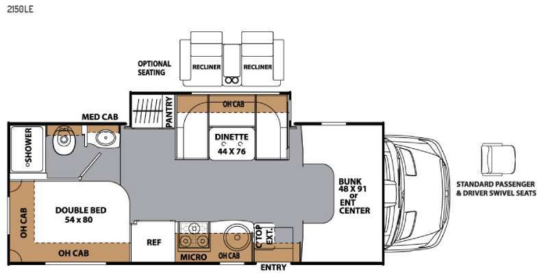 2016 Coachmen Rv Prism 2150 LE