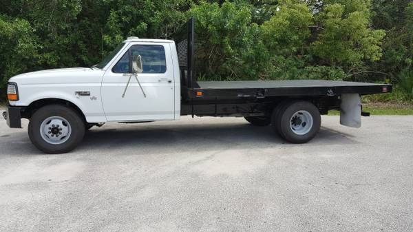 1996 Ford F350  Flatbed Truck