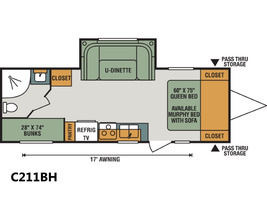 2017 Kz Rv Connect  Lite C211BH