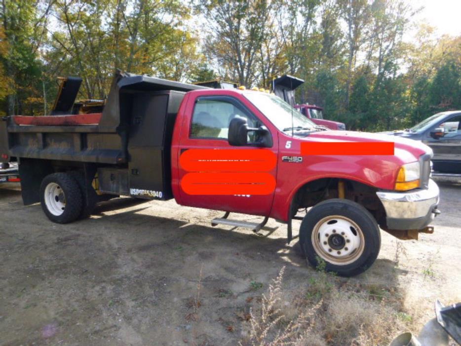 2001 Ford F450  Flatbed Truck