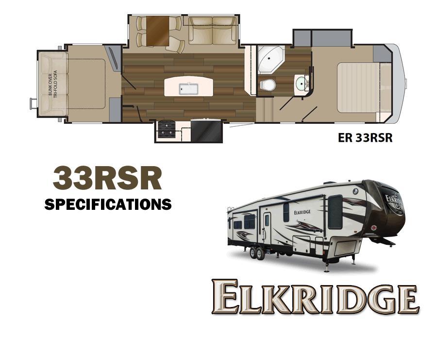 2017 Heartland Rv ElkRidge 33RSR