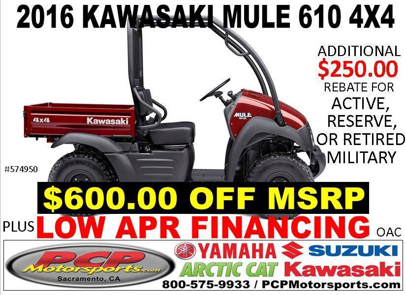 2016 Kawasaki Mule™ 610 4x4