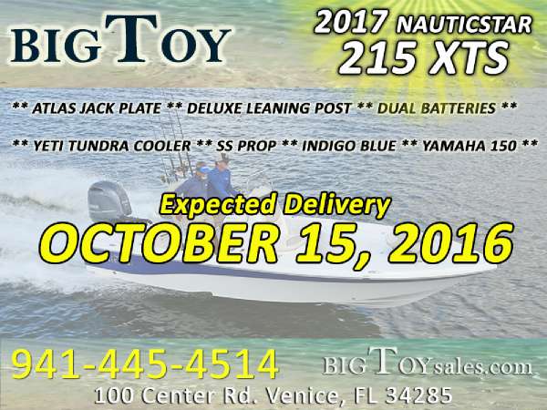 2017 NauticStar 215 XTS Shallow Bay