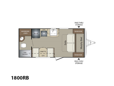 2017 Keystone Rv Bullet CROSSFIRE 1800RB