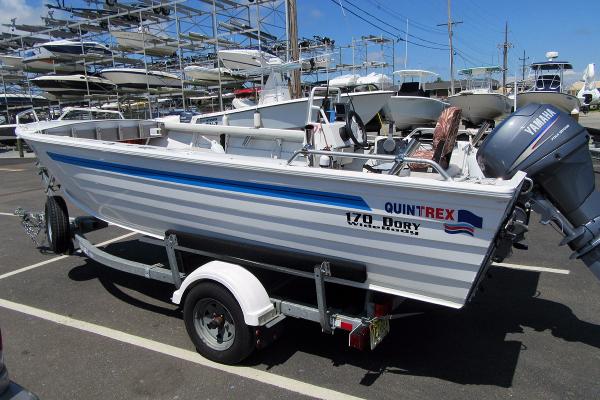 2005 Quintrex 170 Wide Body Dory w/Trailer