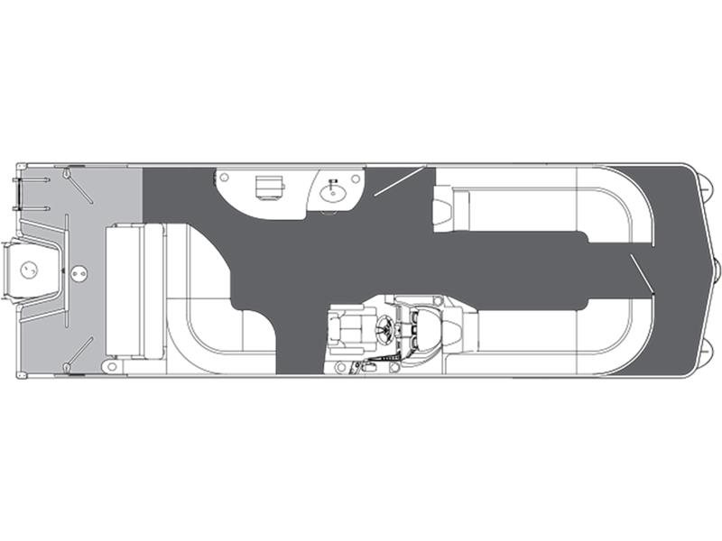 2015 Manitou Pontoons 26 SES Galley