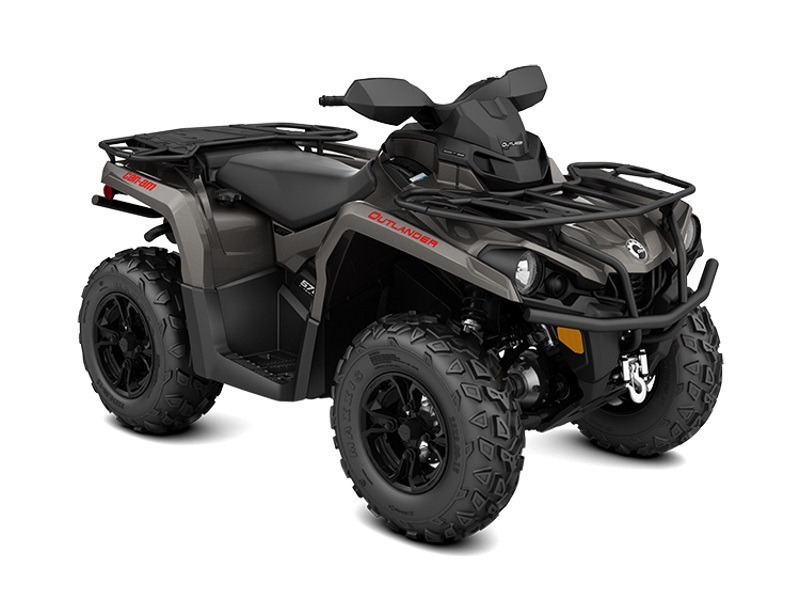 2017 Can-Am Outlander XT 570 Pure Magnesium Metallic