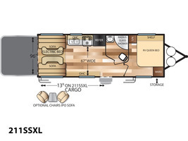 2017 Forest River X-Lite West 211SSXL