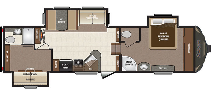 2017 Keystone Rv SPRINTER 293FWBHS FIFTH WHEEL