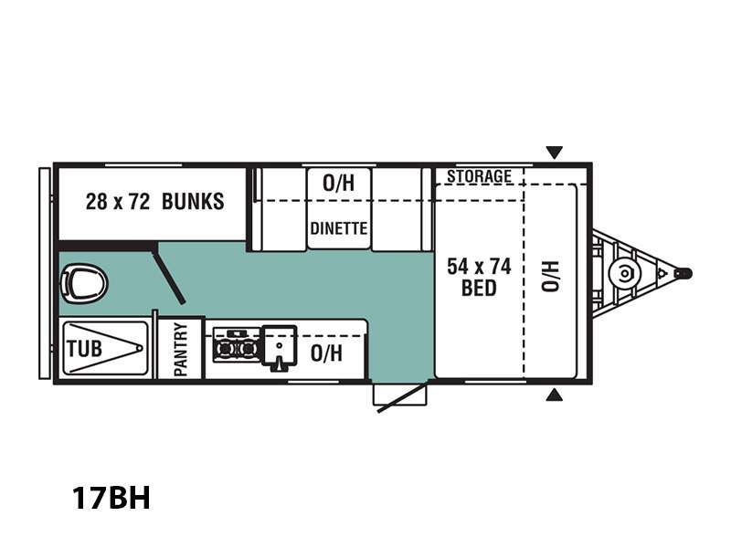 2017 Coachmen Viking Ultra-Lite 17BH DELUXE