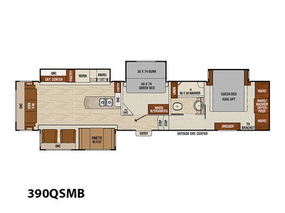 2017 Coachmen Chaparral 390QSMB