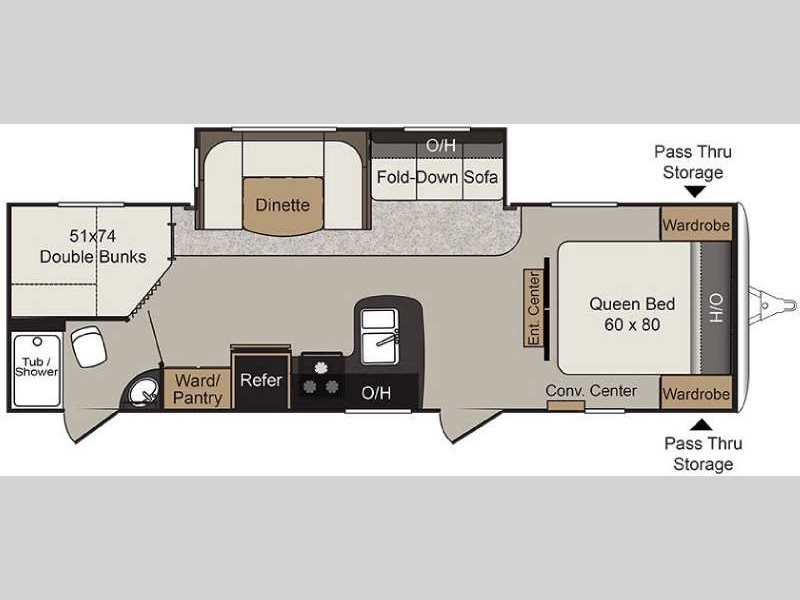 2017 Keystone Rv Passport 2810BH Grand Touring