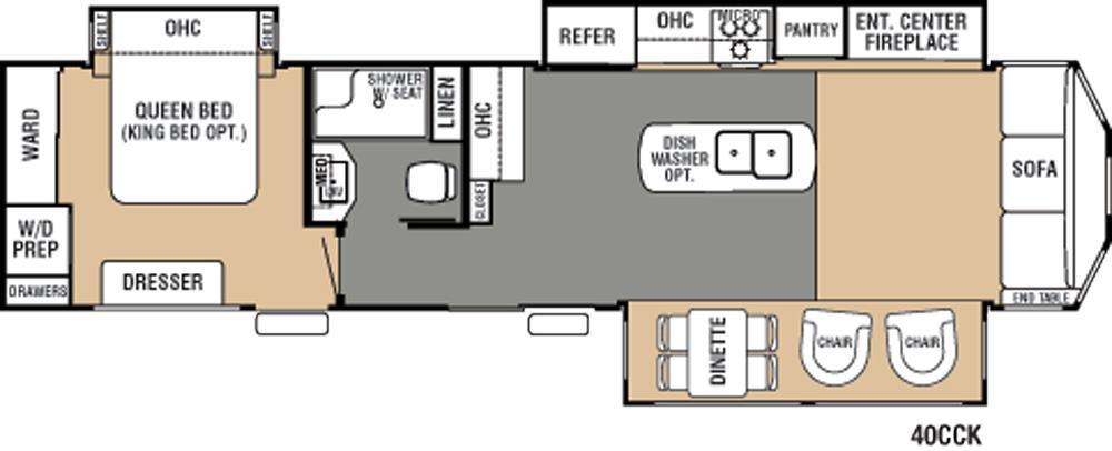 2017 Forest River Cedar Creek Cottage 40CCK