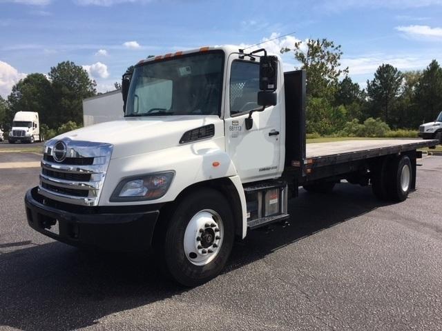 2014 Hino 268  Flatbed Truck