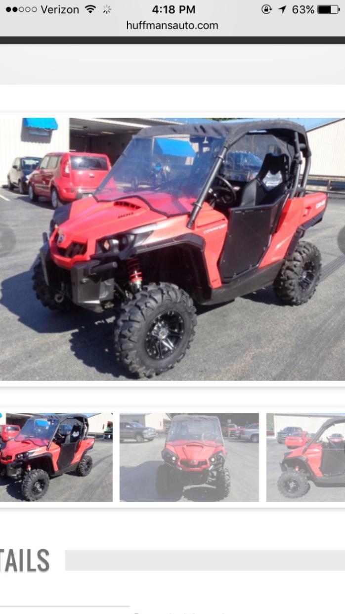 2014 Can-Am COMMANDER 800R