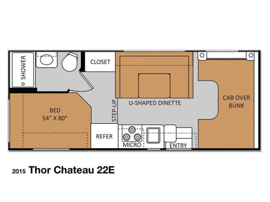 2017 Thor Motor Coach Chateau 22B