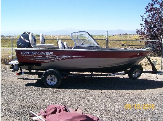 2009 Crestliner 1650 sport ang