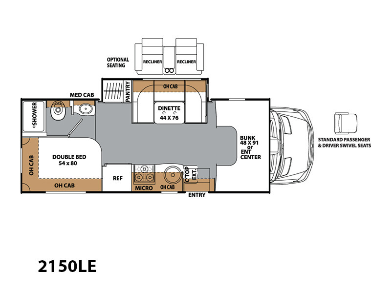 2017 Coachmen Prism 2150LE Class C Diesel RV