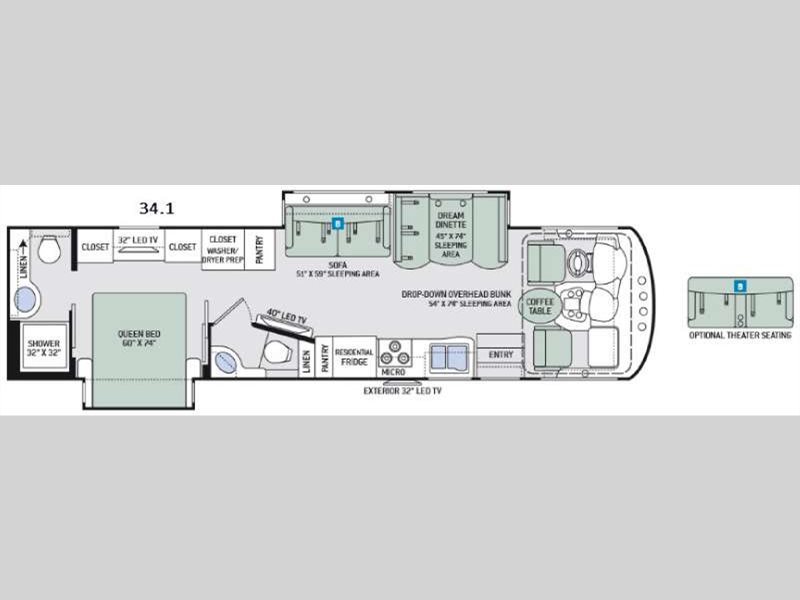 2017 Thor Motor Coach Miramar 34.1