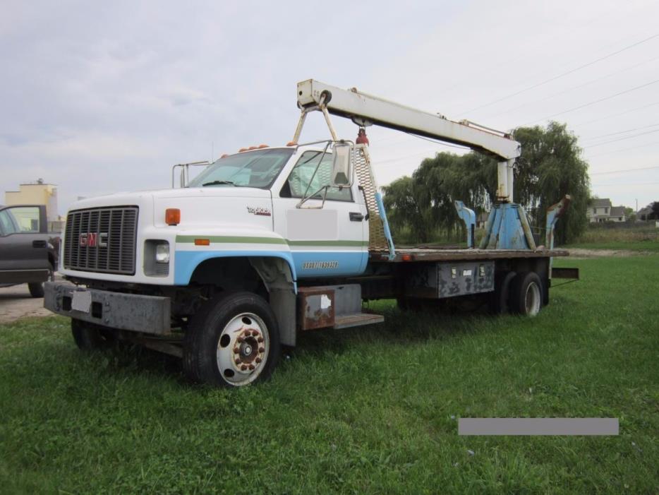 1995 Gmc Topkick  Crane Truck