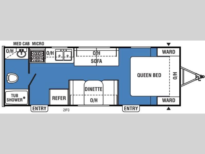 2017 Coachmen Rv Clipper Ultra-Lite 21FQ