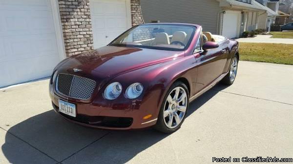 2007 Bentley Continental GTC Convertible For Sale in Des Moines, Iowa  50265