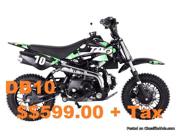 TAOTAO DIRT BIKE’S OF ALL SIZES