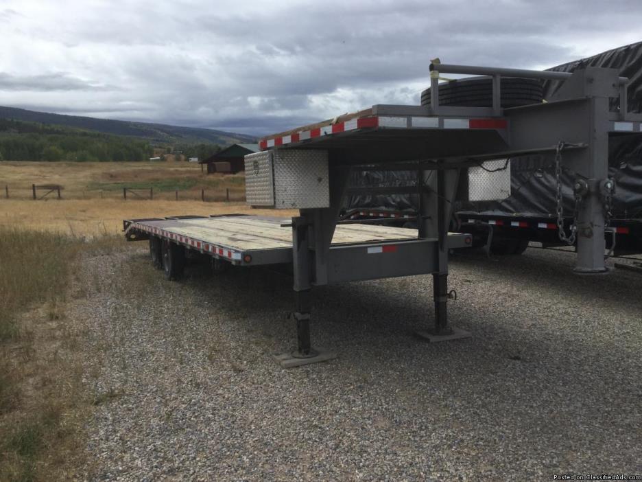 Low Pro 27' Flatbed Trailer