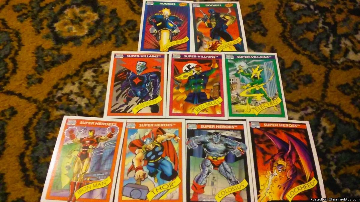 1990 impel marvel universe collectable cards, 0