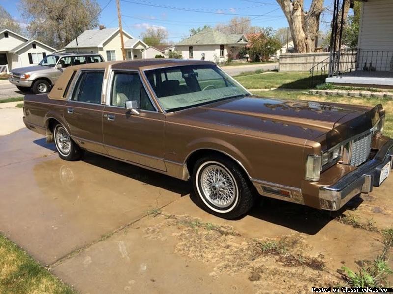 1985 Lincoln Continental Town Car For Sale in Tooele, Utah  84074