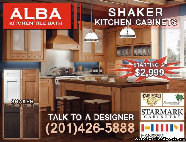 Shaker Kitchen Cabinets Bergen County, NJ, 0