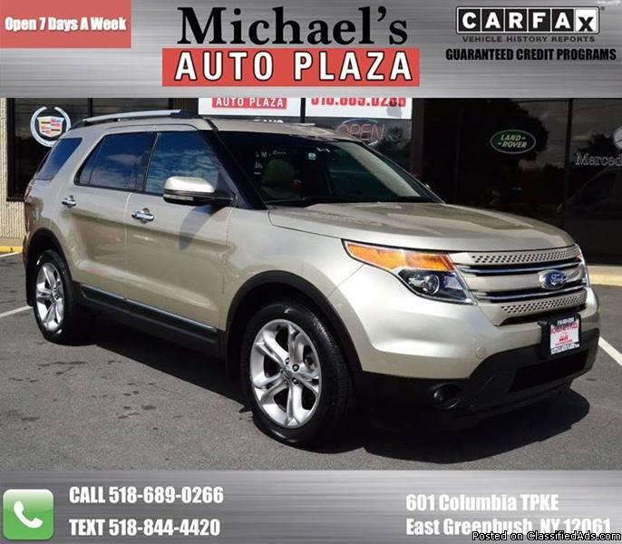 ONE OWNER Clean Carfax 2011 Ford Explorer Limited, Navigation, Power Fold Third...