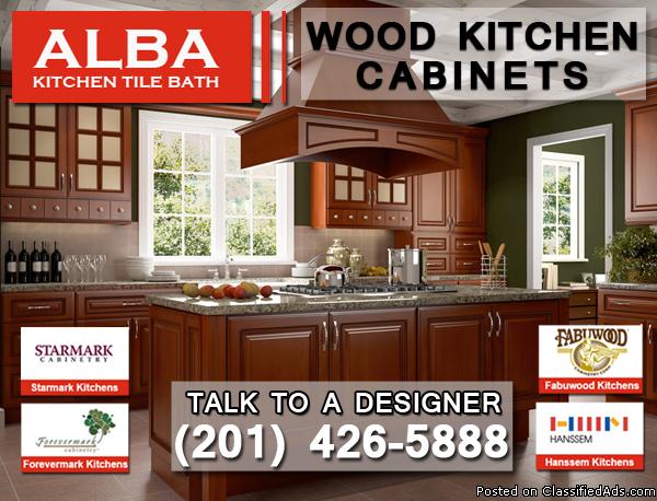 Wood Kitchen Cabinets in Hasbrouck Heights, NJ