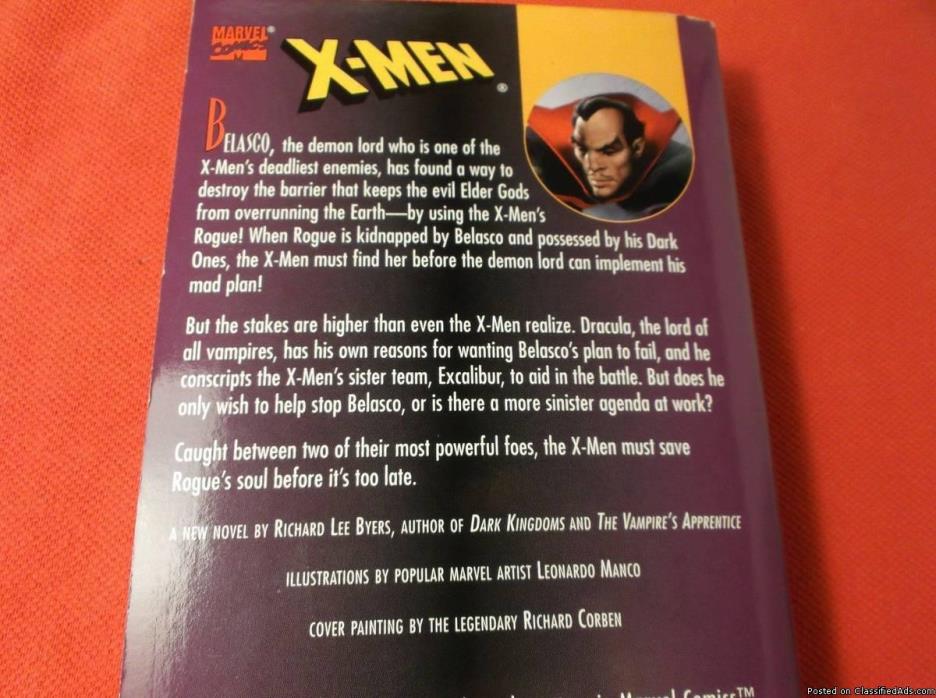 Avengers/X-Men Lot of Three Paperback Books * The Hulk/Dracula/Rogue++ * NM/MINT, 1