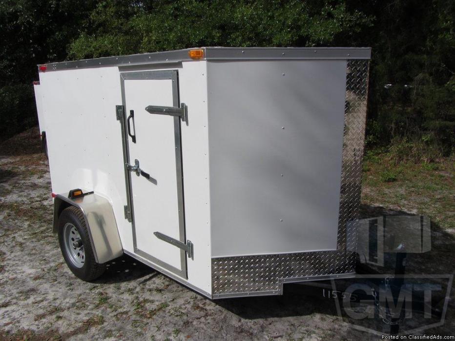 5 x 8 Enclosed Trailers