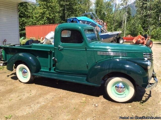 1946 Chevrolet ½ Ton Pickup For Sale in Nakusp, British Columbia  Canada V0G1R1