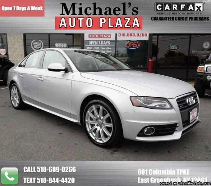 2012 Audi A4 Premium Plus 2.0T S-Line with a Clean Carfax WE FINANCE TRADES...