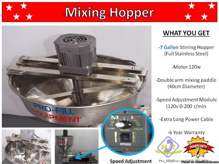 Mixing, Auger, Stirring  Hopper  (13 Gallon / 50Liter), 0
