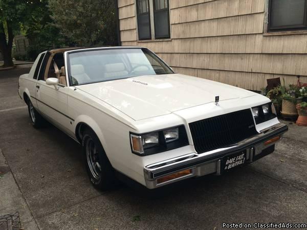 1987 Buick Regal Grand National T-Type Turbo